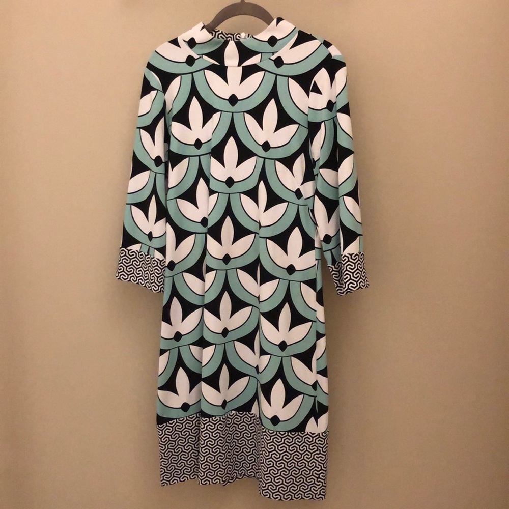 J. McLaughlin Geometric Jersey Dress